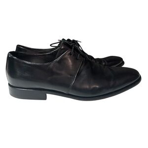 Michael Toschi Shoes Mens Size 8 Black Leather Dress Shoes
